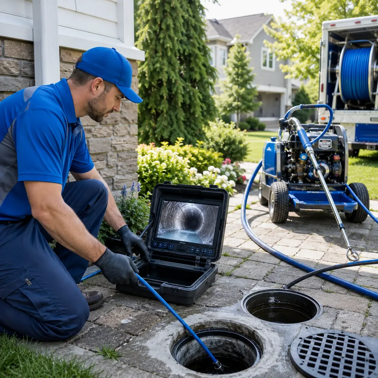 Outdoor drain cleaning professionals serving Ridge, NY